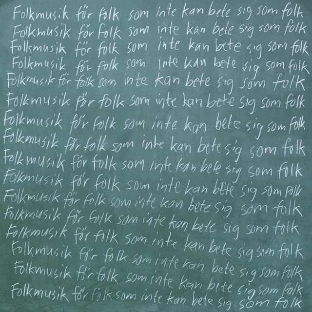 Folkmusik för folk som inte kan bete sig som folk - bob hund